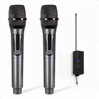 2 Stuks - Draadloze Microfoonset - VHF - USB-C Oplaadbaar - Plug & Play