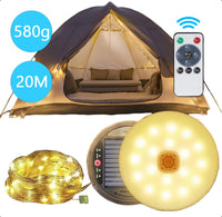 Solar Lichtsnoer – 20m – Warm-Wit – Outdoor