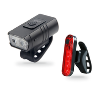 Fietsverlichting Set - Voorlicht en Achterlicht - USB Oplaadbaar - 1000 Lumen - 6 Standen