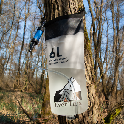 Waterfilter Zwaartekracht Gevoed - 6L Waterzak - Drinkwater - Overleving - Survival