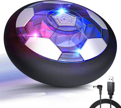 Hover Bal - Led Verlichting - 18 cm - Oplaadbaar - Indoor Zweef Voetbal - Zachte - Kinderen - Air Powered Soccer - Binnen