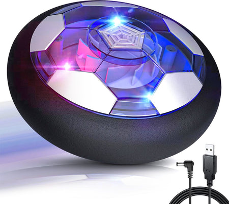 Hover Bal - Led Verlichting - 18 cm - Oplaadbaar - Indoor Zweef Voetbal - Zachte - Kinderen - Air Powered Soccer - Binnen