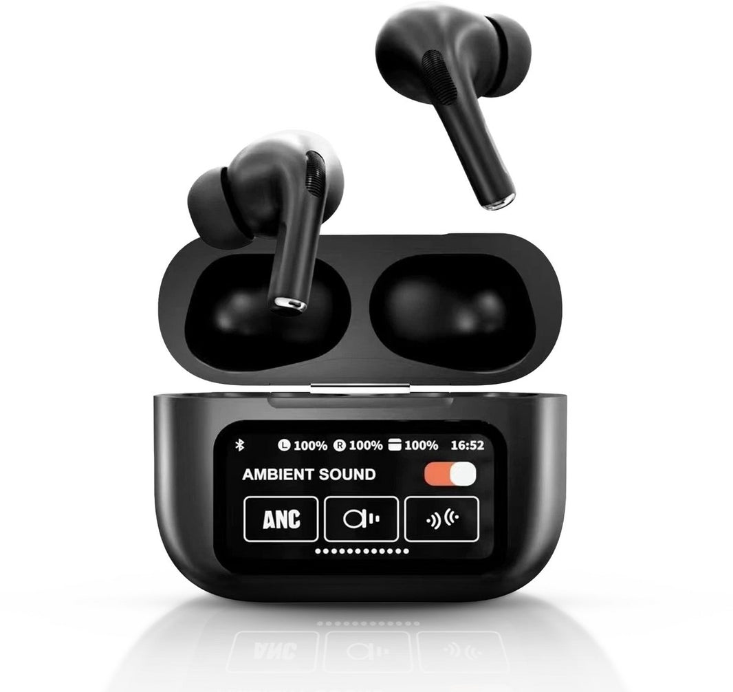 FlexBeat Met Smart Charging Case - Draadloze Oordopjes - Bluetooth - Active Noise Cancelling - Sport Oortjes - Hardlopen - Koptelefoon - Muziek - Microfoon
