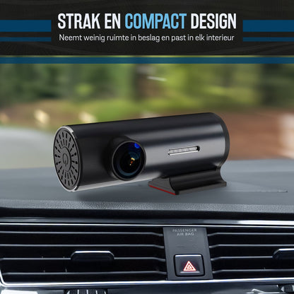 Dashcam M1 Pro - GPS WiFi APP - 1296P Full HD Resolutie - Incl.64GB Micro SD-Kaart - 1.43 inch Mini Scherm - Hardwired - Voor Auto - Videorecorder - Camera - Vrachtwagens