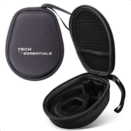 Koptelefoon Hoes - Case - Bone conduction Headphone Hardcase - Beschermhoes - Oordopjes - Zwart