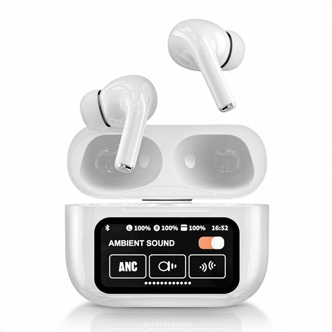 FlexBeat Met Smart Charging Case - Draadloze Oordopjes - Bluetooth - Active Noise Cancelling - Sport Oortjes - Hardlopen - Koptelefoon - Muziek - Microfoon