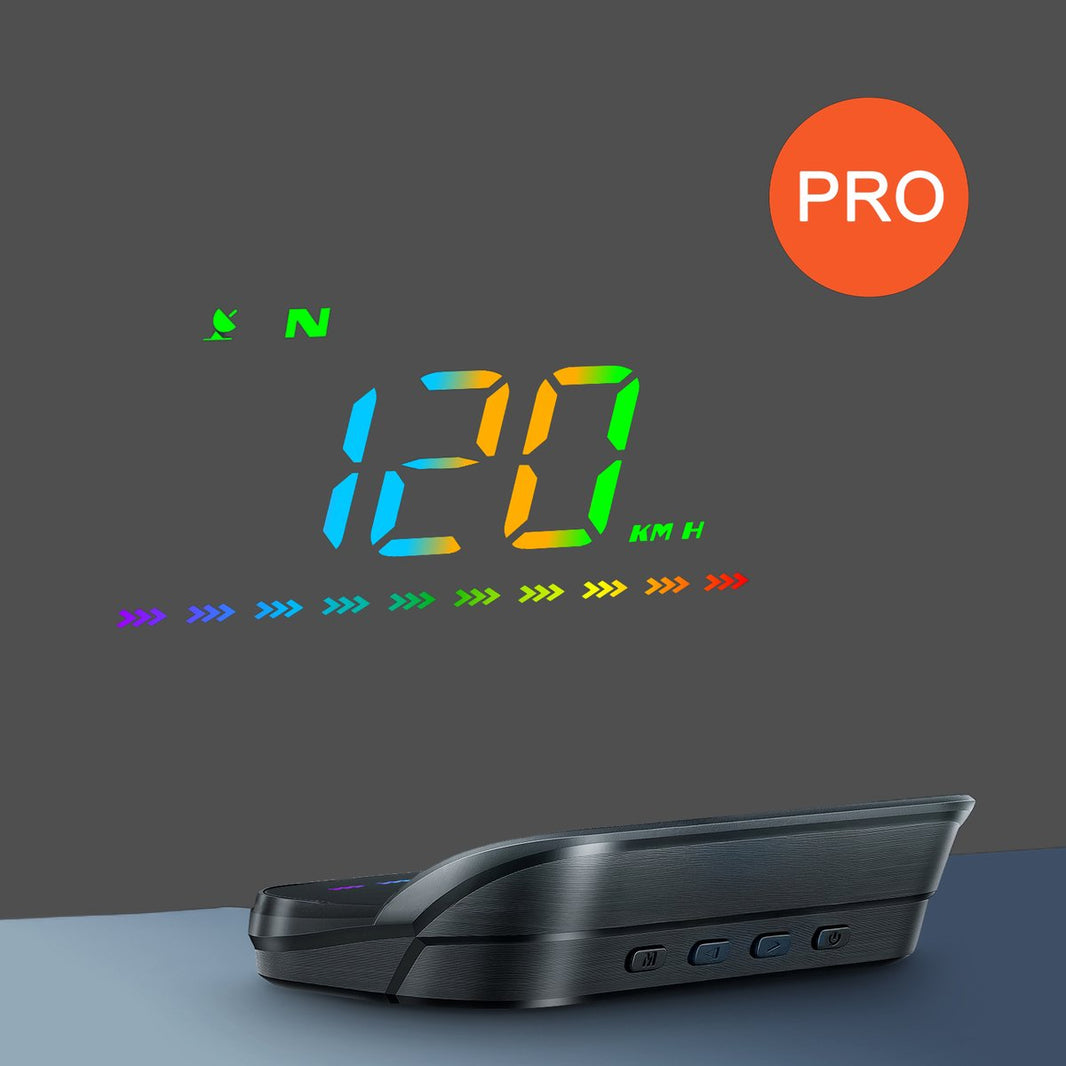 Automatische - GPS Snelheidsmeter Auto HUD - Micro-USB - Pro - Head Up Displays - Plug&Play
