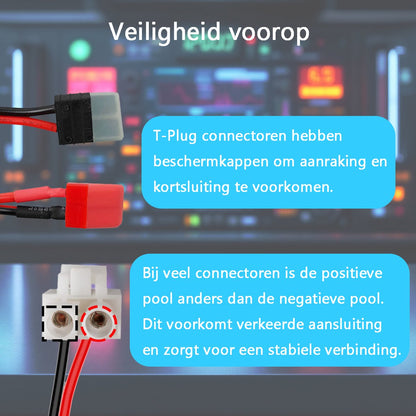 RC LiPo Universele Laadkabel - 12in1 - XT60 - XT90 - XT30 - Connector - Modelbouw - Bestuurbare Auto