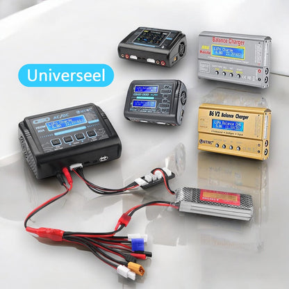 RC LiPo Universele Laadkabel - 12in1 - XT60 - XT90 - XT30 - Connector - Modelbouw - Bestuurbare Auto