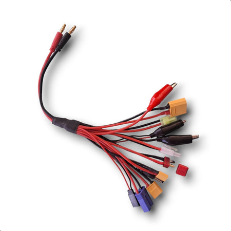 RC LiPo Universele Laadkabel - 12in1 - XT60 - XT90 - XT30 - Connector - Modelbouw - Bestuurbare Auto
