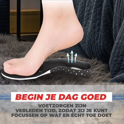 1-Paar - 35-40 - Gel Inlegzolen - Hielspoor Zooltjes - Zwart - Steunzolen - Hakverhoger - Achillespees - Heren Werkschoenen - Dames - Vrouw - Verhogende - Badstof - Antislip - Sport