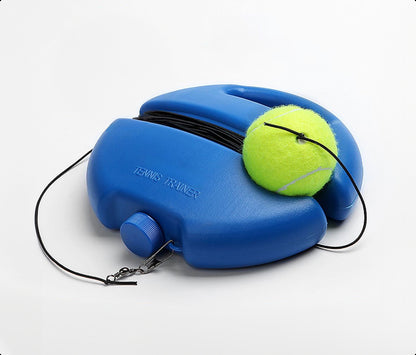 Tennispaal - Tennistrainer - Set Met Elastiek En Tennisbal - Voor In de Tuin Kinderen - Classic - Pro - Vakantie - Volwassenen - Blauw