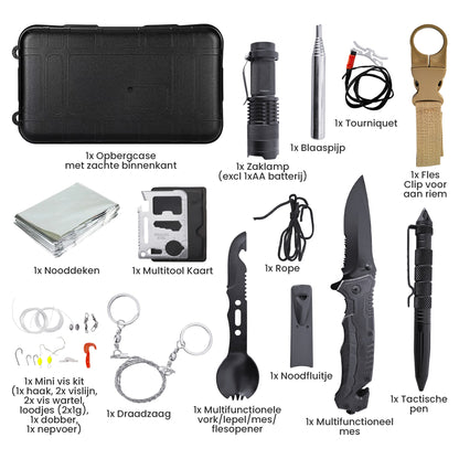Survival Kit - Noodpakket - Overlevingspakket - Noodkit - Set