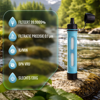 Waterfilter Survival - Drinkwater - Noodpakket - Overleving - Survival