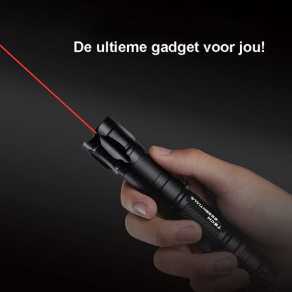 Professionele Laserpen Rood - Klasse II - Met Case - Oplaadbaar - Inclusief Batterijen En Oplader - Extra Krachtig