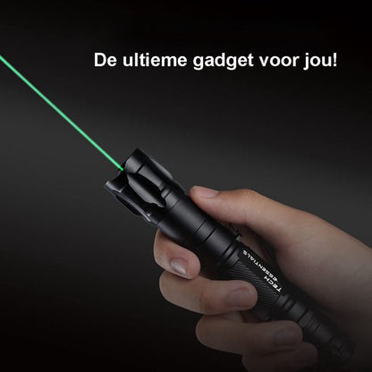 3-Pack Professionele Laserpen Set Groen/Rood/Paars - Klasse II - Met Case - Oplaadbaar - Inclusief Batterijen En Oplader - Extra Krachtig