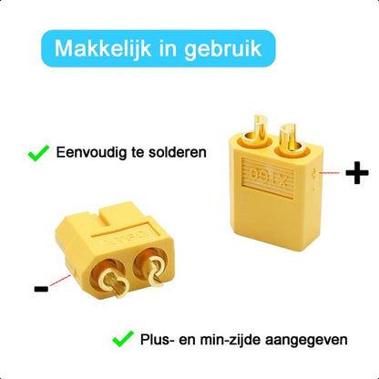 XT60 Connector - Male and Female - Kabelverbinder - RC