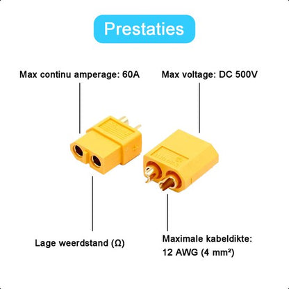 XT60 Connector - Male and Female - Kabelverbinder - RC