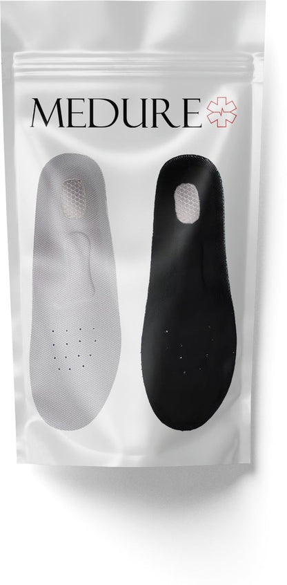 1-Paar - 40-46 - Gel Inlegzolen - Hielspoor Zooltjes - Grijs - Steunzolen - Hakverhoger - Achillespees - Heren Werkschoenen - Dames - Vrouw - Verhogende - Badstof - Antislip - Sport
