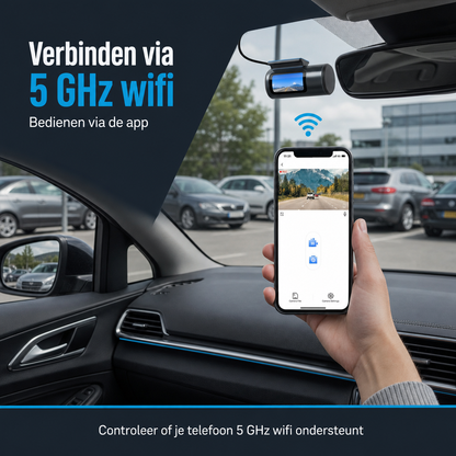 M1 Pro Dashcam - 1296P - Wifi - Auto Camera - Parkeermodus - Nachtzicht