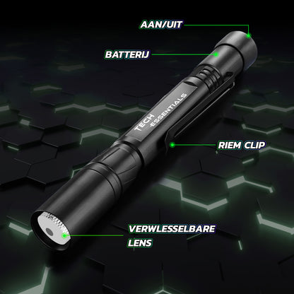 Laserpen Mini - Groen - Klasse II - USB-C Oplaadbaar - Gadget