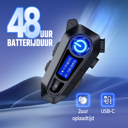Motorhelm Headset R500 - Met Bluetooth 5.4 - Intercom - Radio