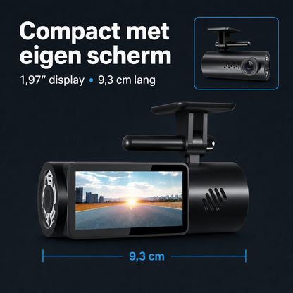 B100 Dashcam - 720P - Wifi - Auto Camera - Nachtzicht - Incl 64GB SD