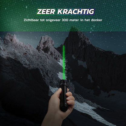 Laserpen Mini - Groen - Klasse II - USB-C Oplaadbaar - Gadget