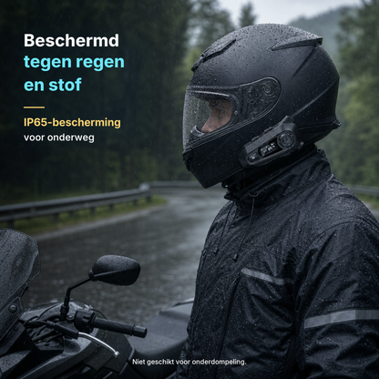 Motorhelm Headset R500 - Met Bluetooth 5.4 - Intercom - Radio