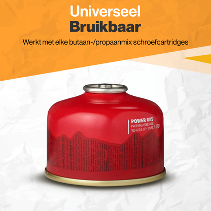 Ultra Light Gasbrander - 47g - 3000W - Camping kooktoestel - Kamperen
