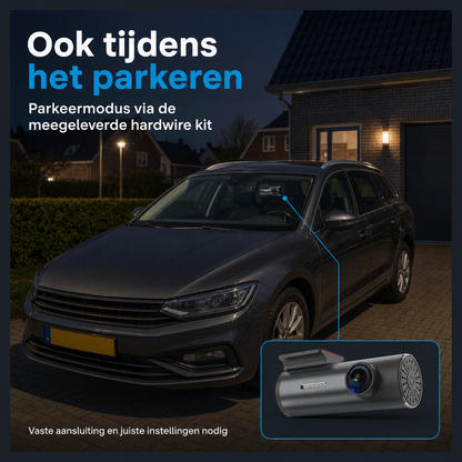 M1 Pro Dashcam - 1296P - Wifi - Auto Camera - Parkeermodus - Nachtzicht