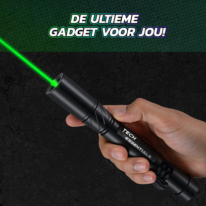 Laserpen Mini - Groen - Klasse II - USB-C Oplaadbaar - Gadget