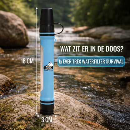 Waterfilter Survival - Drinkwater - Noodpakket - Overleving - Survival