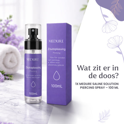 Zoutoplossing Piercing - Spray - Aftercare - 100mL