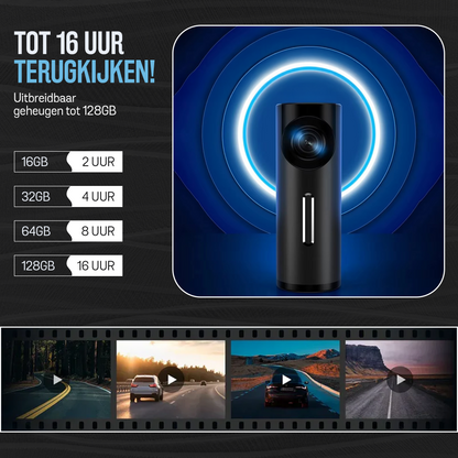 M1 Pro Dashcam - 1296P - Wifi - Auto Camera - Parkeermodus - Nachtzicht