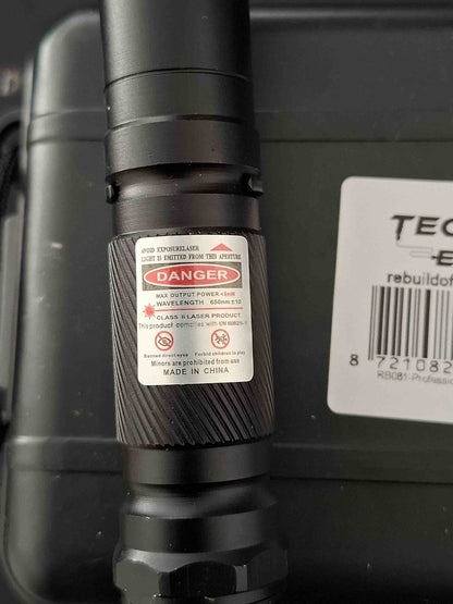 3-Pack Professionele Laserpen Set Groen/Rood/Paars - Klasse II - Met Case - Oplaadbaar - Inclusief Batterijen En Oplader - Extra Krachtig