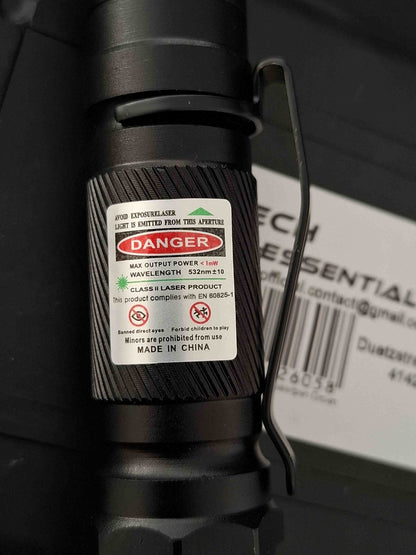 3-Pack Professionele Laserpen Set Groen/Rood/Paars - Klasse II - Met Case - Oplaadbaar - Inclusief Batterijen En Oplader - Extra Krachtig