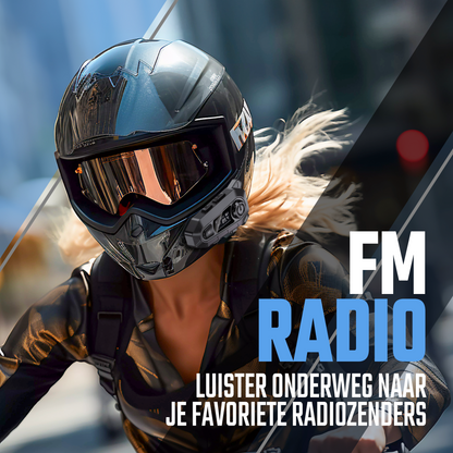 Motorhelm Headset R500 - Met Bluetooth 5.4 - Intercom - Radio