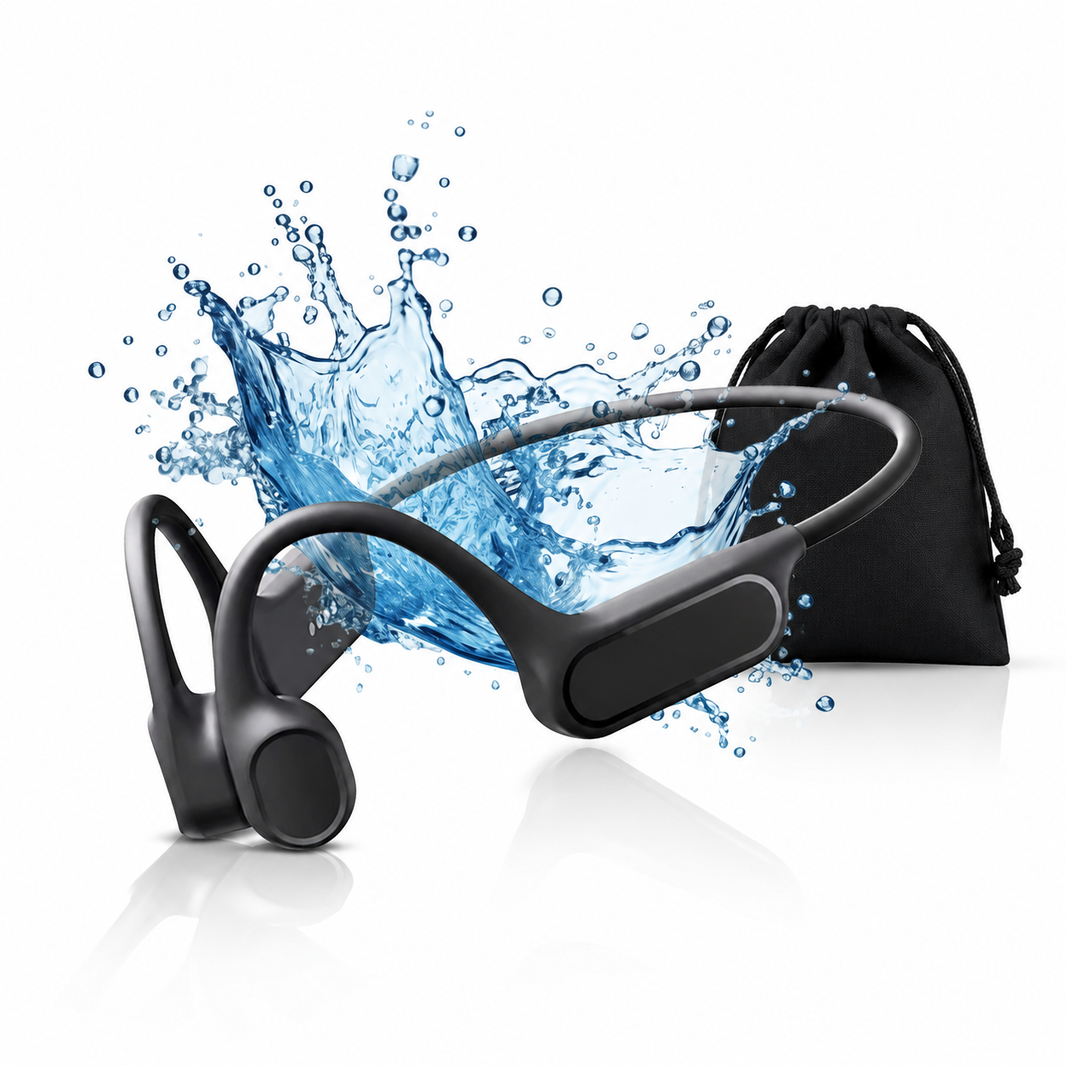Marine X9 - Bone Conduction Headphone - IPX8 - 32GB - Sport Oordopjes