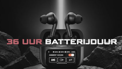 FlexBeat - Draadloze Oordopjes Met Smart Charging Case - Active Noise Cancelling